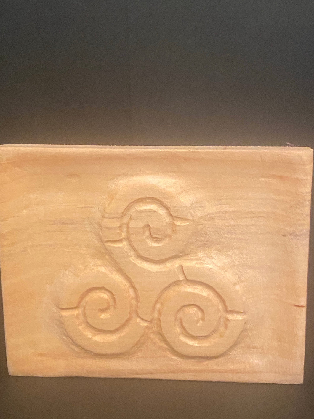 Triple Spiral Wall Art